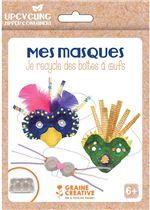 Kit upcycling boites a oeufs pour jolis masques