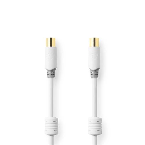 Nedis - Câble coaxial - 100 dB - 2 m - Blanc - Image 2