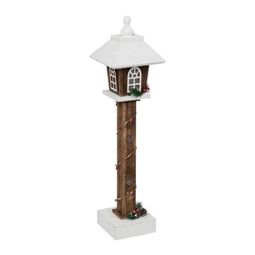 Non Communiqué Marron Atmosphera Créateur D'intérieur - Décoration Lumineuse "Lanterne Neige" 60 Cm