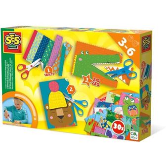 SES CREATIVE - J'apprends à broder - Cartes préimprimées et perforées