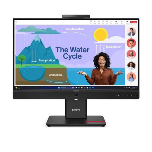 Lenovo 23.8", 1920 X 1080 Wled Ips, 120Hz, 16:9, 250Cd/M², 4Ms, 178° / 178°, Webcam, Usb Pd (15W) - Image 3
