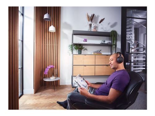 Philips TAH6206BK - Kopfhörer mit Mikrofon - ohrumschließend - Bluetooth - kabellos, kabelgebunden - Geräuschisolierung - Schwarz