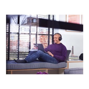 Philips TAH6206BK - Écouteurs avec micro - circum-aural - Bluetooth - sans fil, filaire - isolation acoustique - noir