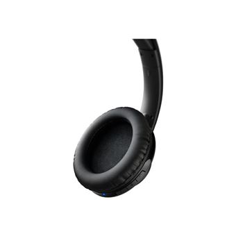 Philips TAH6206BK - Écouteurs avec micro - circum-aural - Bluetooth - sans fil, filaire - isolation acoustique - noir