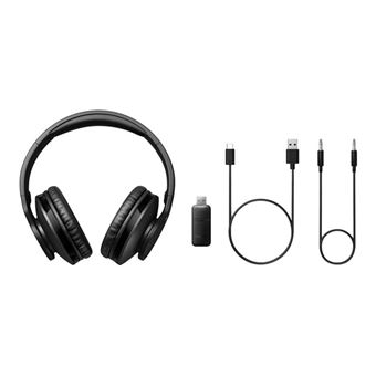 Philips TAH6206BK - Écouteurs avec micro - circum-aural - Bluetooth - sans fil, filaire - isolation acoustique - noir