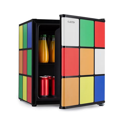 Klarstein Réfrigérateur Mini Bar 48L design de cube magique Mini Frigo Multicolore