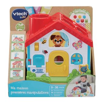 Jeu d'encastrement Vtech Baby Ma maison premières manipulations - 1