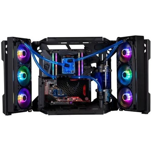 Boîtier PC Gaming - COOLER MASTER - MasterFrame 700 - Chassis Open-Air, Support VESA, Tempered glass - Noir ( MCF-MF700-KGNN-S00 )