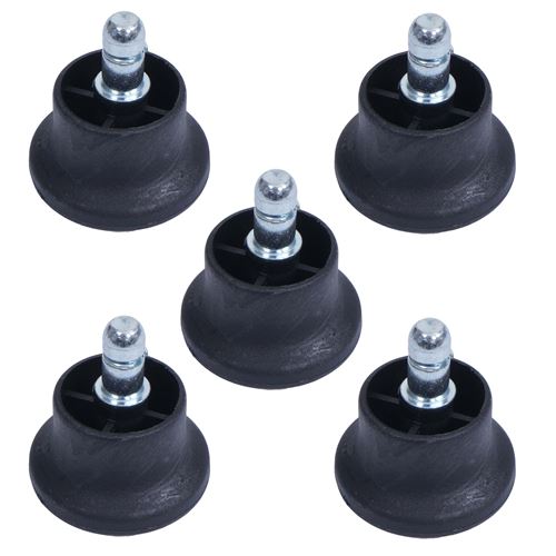 Mendler Noir Lot De 5 Patins De Sol - Image 3
