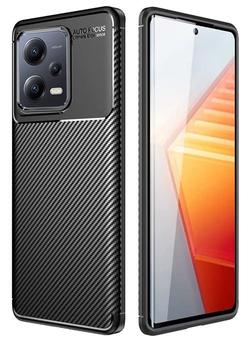 Coque protection brossée noire pour Xiaomi Redmi Note 13 Pro 5G souple Antichoc XEPTIO