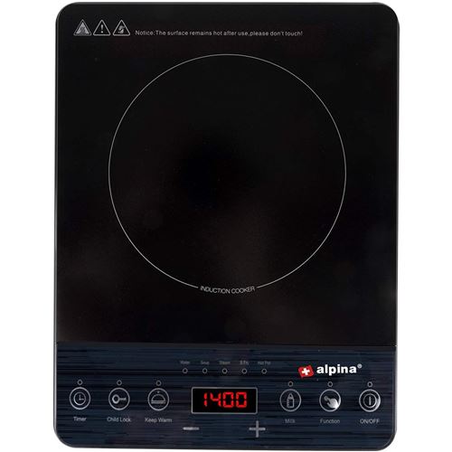 Alpina Plaque de cuisson Induction 3500W 2 feux ALPINA Réchaud