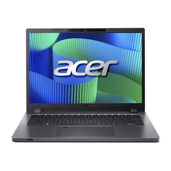 Acer TravelMate P2 14 TMP214-55T-G2-TCO - Intel Core 7 - 150U / jusqu'à 5.4 GHz - Win 11 Pro - Intel Graphics - 24 Go RAM - 1.024 To SSD NVMe - 14" IPS écran tactile 1920 x 1200 - Gigabit Ethernet - Wi-Fi 6E, Bluetooth - gris acier - clavier : Suisse Al
