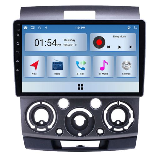 Autoradio RoverOne® Bluetooth CarPlay 2 Din 6Go RAM 128Go ROM pour Mazda BT50 BT-50 BT 50 J97M 2006-2011