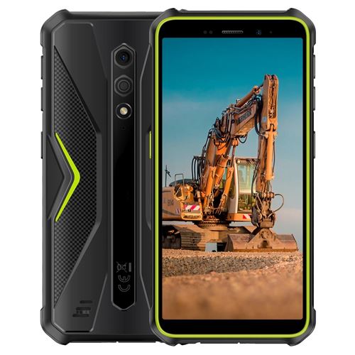 Smartphone Robuste 4G 5.45 Pouces Android 13 3GB+32GB Déverrouillage Facial NFC Vert YONIS