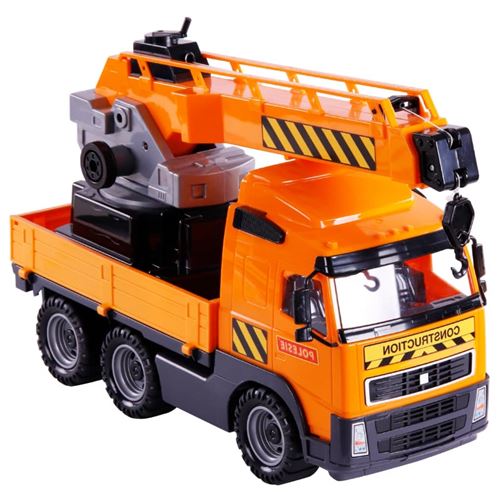 Polesie Wader Ensemble de camions 4 pcs grue orange/noir Polypropylène