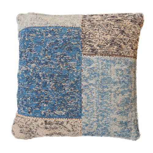 Non Communiqué Bleu Coussin Déco "Symphonia" 45X45cm