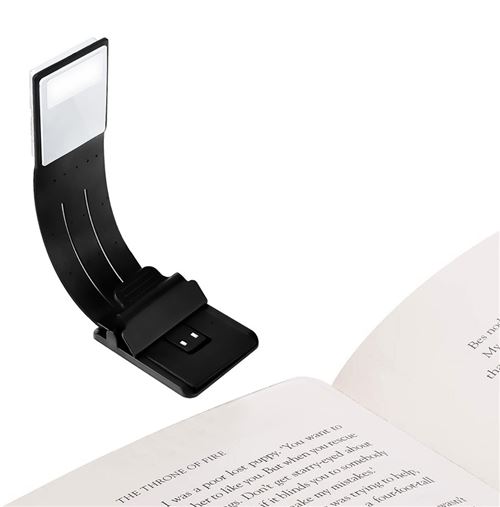 Non Communiqué Lampe De Lecture Wafenso Peut Être Clipsé Sur Un Livre Ajustable Rechargable