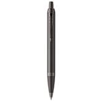 Stylo bille Parker IM Monochrome, Gris acier, encre bleue, Coffret cadeau