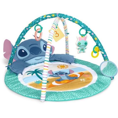 Bright Starts - Tapis d'éveil Disney Baby Stitch - Arche de jeux - Jouets sensoriels - Image 2