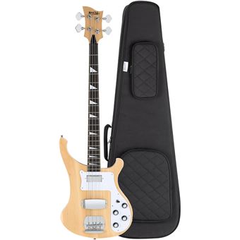 Rocktile Pro RB-400N Lumberjack E-Bass naturel Set avec housse - 1