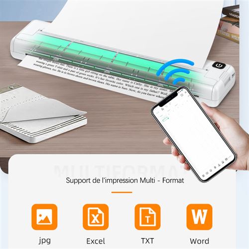 Imprimante Thermique Portable A4 – Imprimez partout, sans encre ni limites