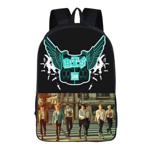 Sac à Dos BTS bangtan Boys pour Garçon et Filles (SD1447) 29*12.5*42 cm Multicolore