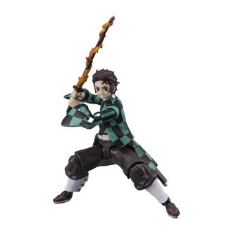 Figurine Articulée Tanjiro Kamado (Demon Slayer) - Figuarts Bandai - Import Japon - Occasion