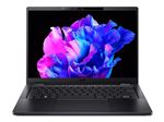 Acer TravelMate P6 14 TMP614-53T-TCO - Conception de charnière à 180 degrés - Intel Core i7 - 1355U / jusqu'à 5 GHz - Evo - Win 11 Pro - Carte graphique Intel Iris Xe - 32 Go RAM - 1.024 To SSD SED - 14" IPS écran tactile 1920 x 1200 - Wi-Fi 6E - noi