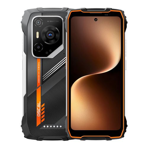 Oscal Pilot 3 Téléphone Portable 6.78 , 7500mAh, 36(12+24)Go+512Go, 50MP+32MP,Empreinte digitale,NFC,Dual SIM 5G smartphone-357g-Argent