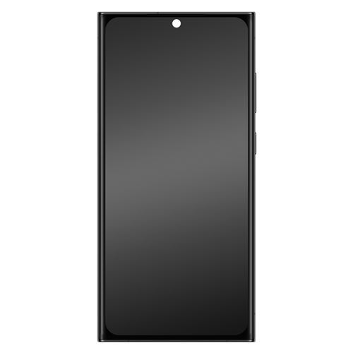 Écran Soft OLED pour Samsung S23 Ultra avec Vitre Tactile et Châssis Clappio Noir