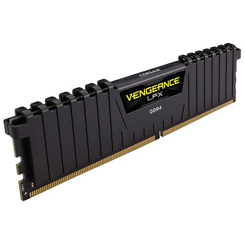 CORSAIR Vengeance LPX - DDR4 - kit - 32 Go: 4 x 8 Go - DIMM 288 broches - 3600 MHz / PC4-28800 - CL18 - 1.35 V - mémoire sans tampon - non ECC - noir