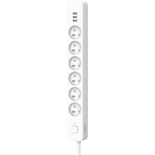 Non Communiqué Multiprise - 6 Prises - Avec 3 Ports Usb, Câble 1,5M