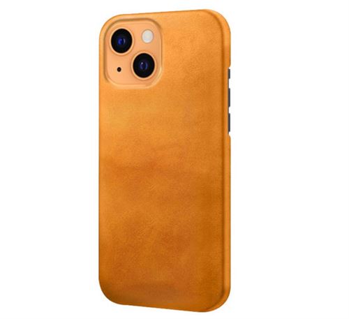 Casecentive - Coque en cuir iPhone 13 Mini - Marron / Brun - 8720153793889