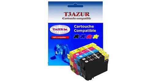 T3azur 5 cartouches d'encre compatibles 29xl pour epson expression home xp355, xp432, xp 355, xp 432