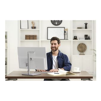 Acer Aspire C 24 C24-195ES - Tout-en-un Core Ultra 5 125U / jusqu'à 4.3 GHz - RAM 16 Go - SSD 512 Go - Intel Graphics - Gigabit Ethernet, Bluetooth, IEEE 802.11ax (Wi-Fi 6), IEEE 802.11be (Wi-Fi 7) - Win 11 Home - moniteur : LED 23.8" 1920 x 1080 (Full H