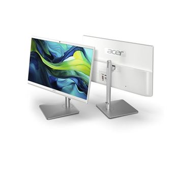Acer Aspire C 24 C24-195ES - Tout-en-un Core Ultra 5 125U / jusqu'à 4.3 GHz - RAM 16 Go - SSD 512 Go - Intel Graphics - Gigabit Ethernet, Bluetooth, IEEE 802.11ax (Wi-Fi 6), IEEE 802.11be (Wi-Fi 7) - Win 11 Home - moniteur : LED 23.8" 1920 x 1080 (Full H