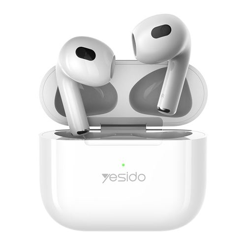 Ecouteurs sans fil - Bluetooth 5.2, puce Aroha 1562M, recharge Lightning, son HD et faible latence
