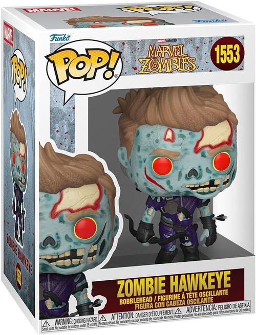 Funko Pop! - Figurine de collection - Marvel Zombies - Zombie Hawkeye - N°1553 - Image 3