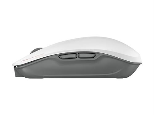 CHERRY STREAM DESKTOP RECHARGE - Toetsenbord en muis set - draadloos - 2.4 GHz - Belgisch - toetsschakelaar: CHERRY SX - lichtgrijs