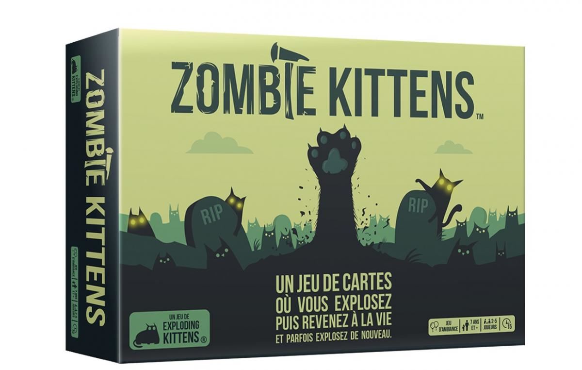 Jeux de société Zombie Kittens Exploding kittens Asmodee - Jeux d'ambiance