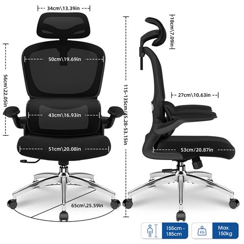 Chaise de bureau - fauteuil & siège confortables