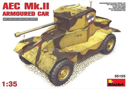 Aec Mk 2 Armoured Car - 1:35e - Miniart