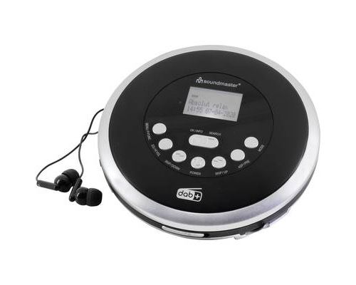 Lecteur CD portable soundmaster CD9290SW CD, CD-R, CD-RW, MP3 fonction de charge de la batterie, rechargeable noir