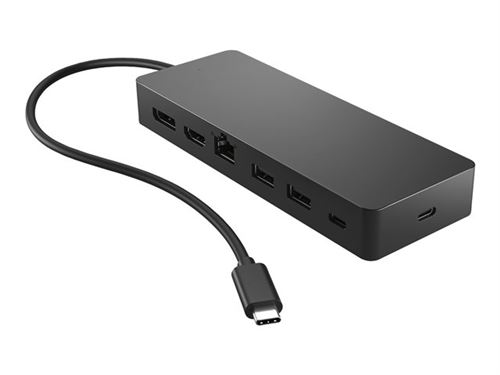 HP Universal USB-C Multiport Hub - Station d'accueil - USB-C - HDMI DP - pour OMEN by HP Laptop 16; Victus by HP Laptop 15 16; Portable 14 15; Pro x360