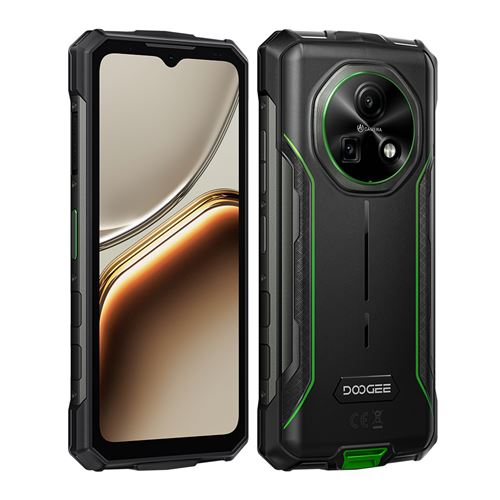 Smartphone DOOGEE Fire 7 Vert : 5.6 ,4Go+256Go+2To, 13000mAh, Android 15,Empreinte digitale, Dual SIM 5G,Téléphone Portable-389g