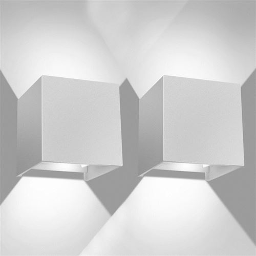 Applique murale LED IP65 Angle réglable Intérieur Lampe de couloir Applique extérieure 12W Blanc Fro