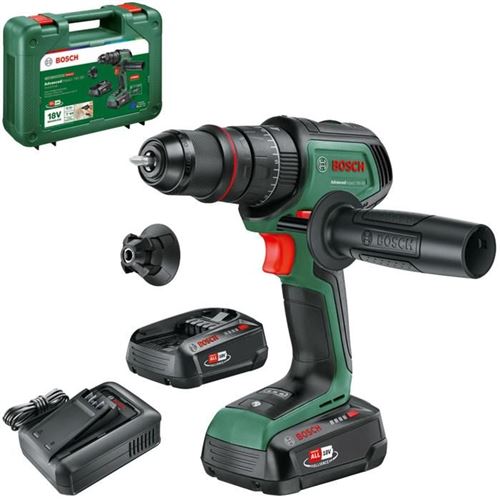 BOSCH Akku-Schlagbohrmaschine "AdvancedImpact 18 V-80 2 x Akku"