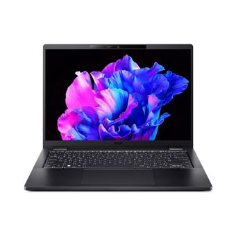 Acer TravelMate P6 14 TMP614P-53-TCO - Conception de charnière à 180 degrés - Intel Core i5 - 1335U / jusqu'à 4.6 GHz - Evo - Win 11 Pro - Carte graphique Intel Iris Xe - 16 Go RAM - 512 Go SSD NVMe - 14" IPS 1920 x 1200 - Éthernet - Wi-Fi 6E - noir