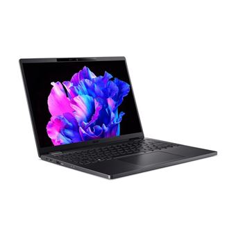 Acer TravelMate P6 14 TMP614P-53-TCO - Conception de charnière à 180 degrés - Intel Core i5 - 1335U / jusqu'à 4.6 GHz - Evo - Win 11 Pro - Carte graphique Intel Iris Xe - 16 Go RAM - 512 Go SSD NVMe - 14" IPS 1920 x 1200 - Éthernet - Wi-Fi 6E - noir