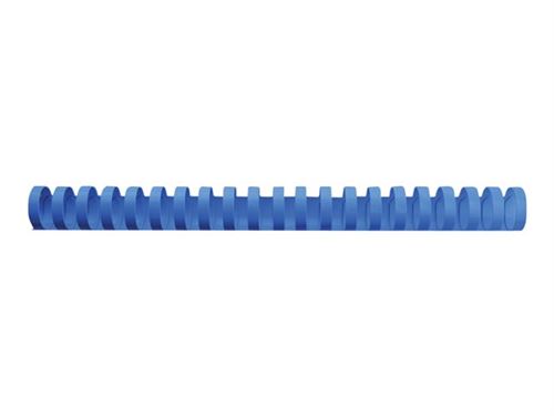 GBC CombBind - 16 mm - 21 anneaux - A4 (210 x 297 mm) - 145 feuilles - bleu - 100 unités peigne de reliure en plastique - pour P/N: 2101435, 4400399, IB271106, IB271717